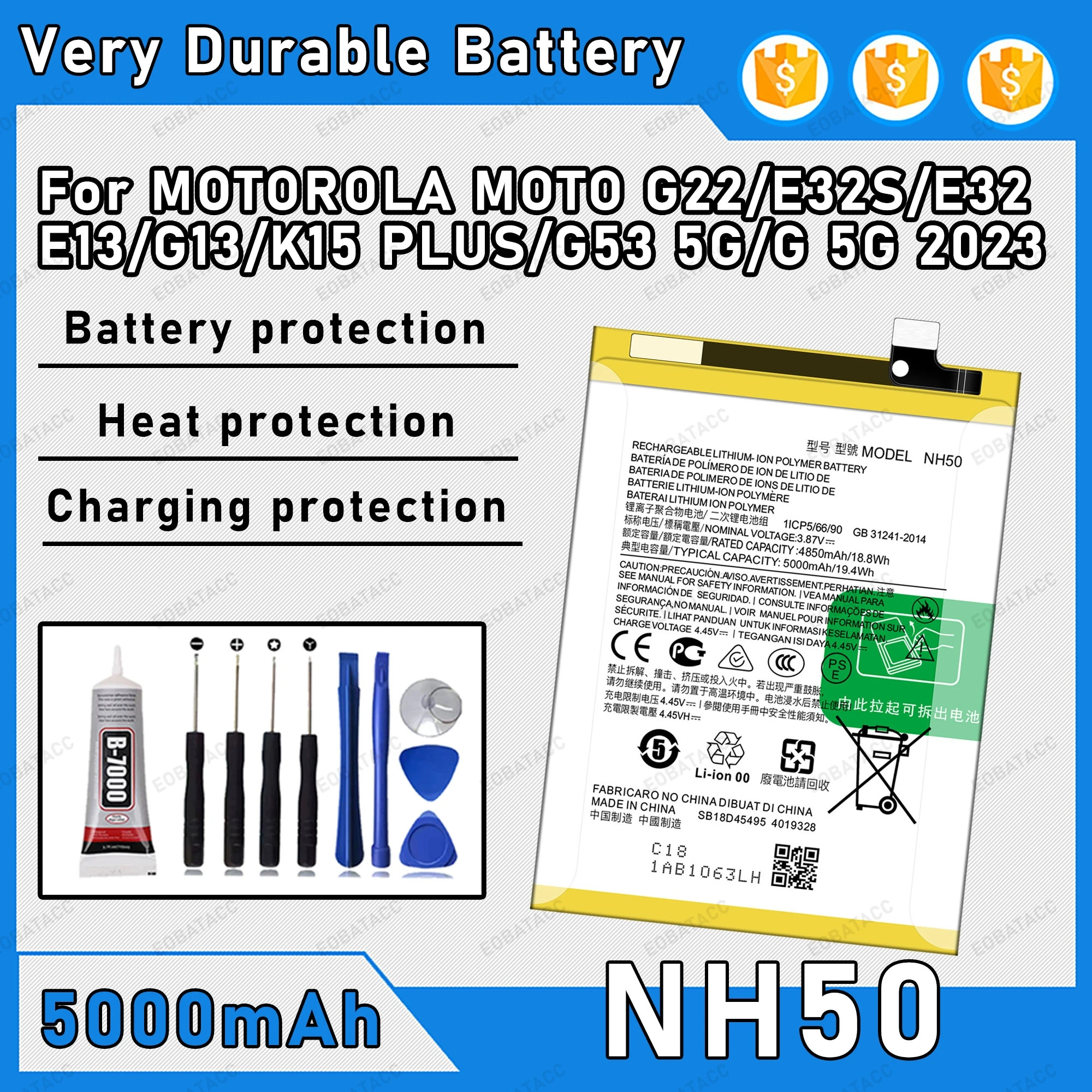 NH50 5000Mah Replac…