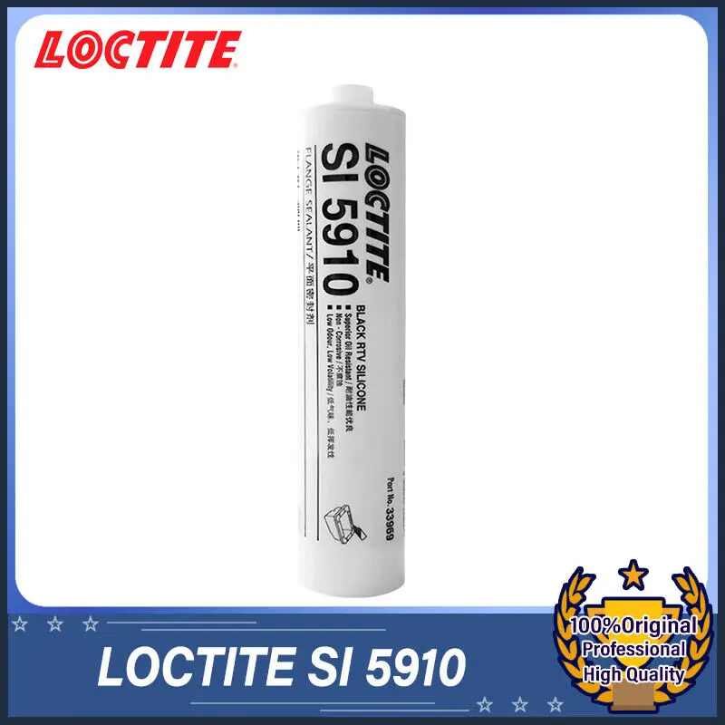 LOCTITE SI 5910 300ML Gasketing Sealant Black Oil-resistant Silicone Flexible