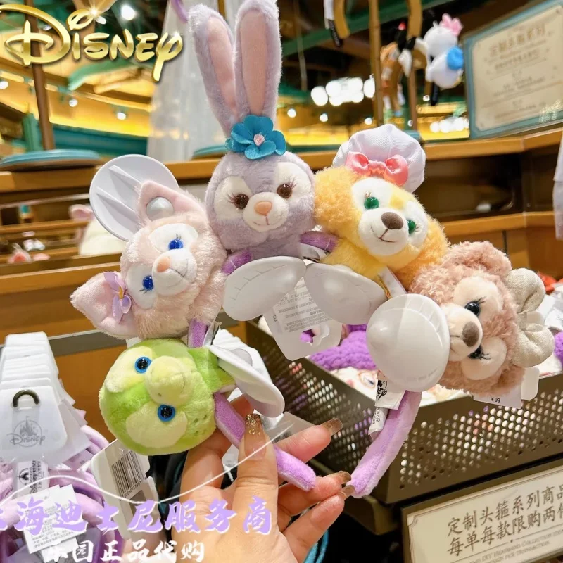 Hot Original Disney Mickey Minnie Chip Dale Headband Collection Cartoon Doll Cute Collection Children Birthday Christmas Gift