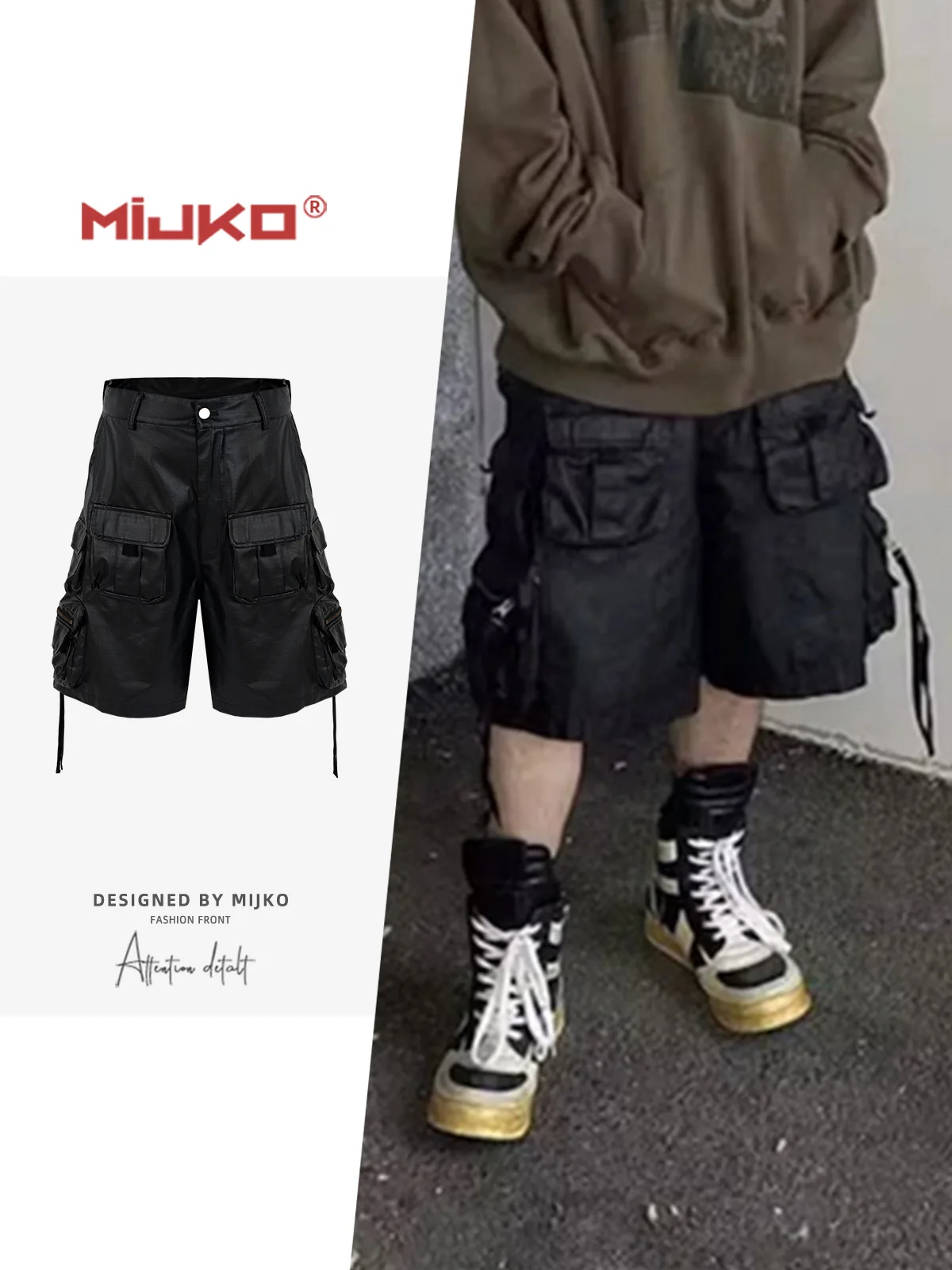 

Тактические шорты MIJKO Vibe-Style с несколькими молниями 8425