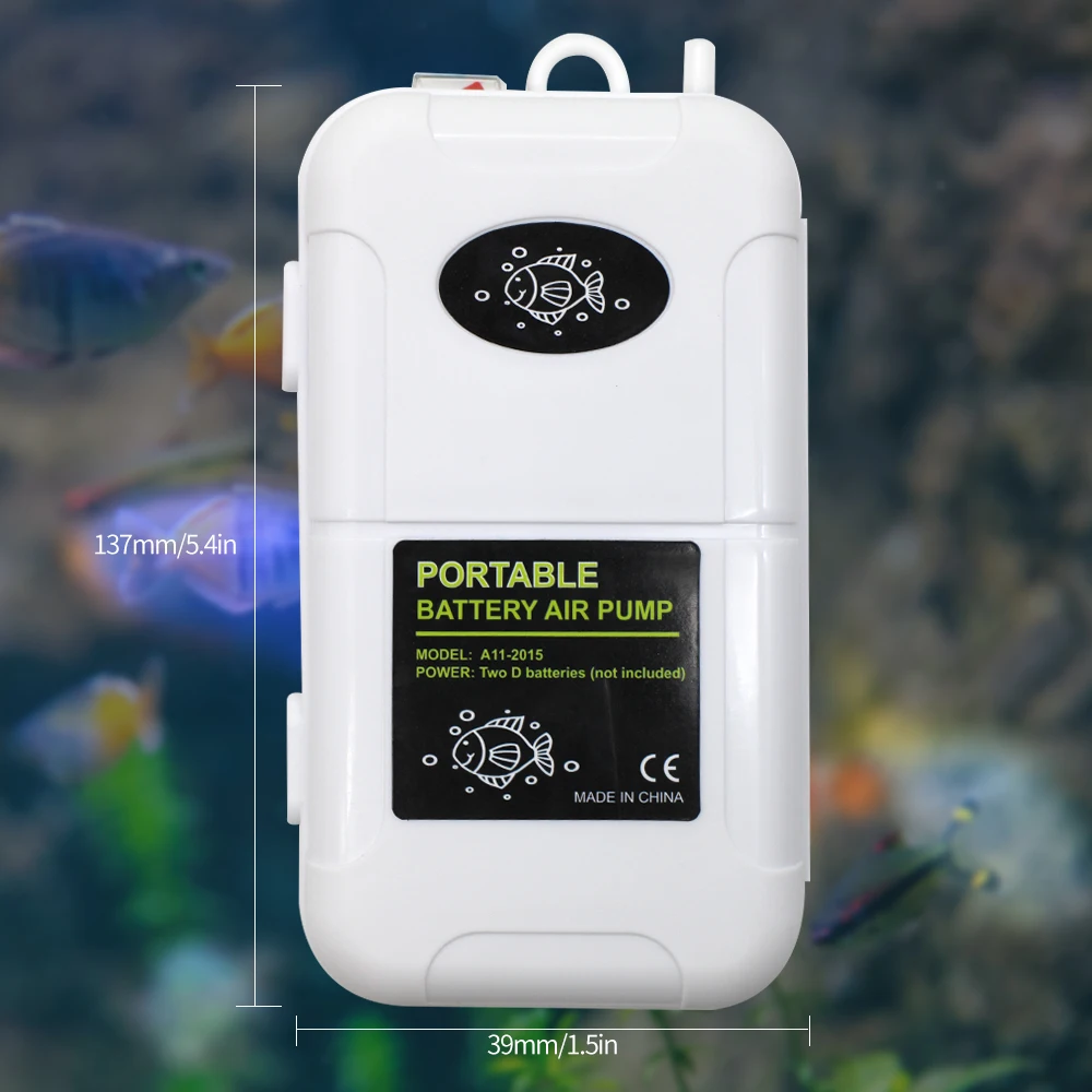 Small Aerator For Fishing,Air Pump for Fish Tank 6 Gallons,Aerator for Bait Bucket,Bubbler Stones for Aerator, Bait Aerator Pump