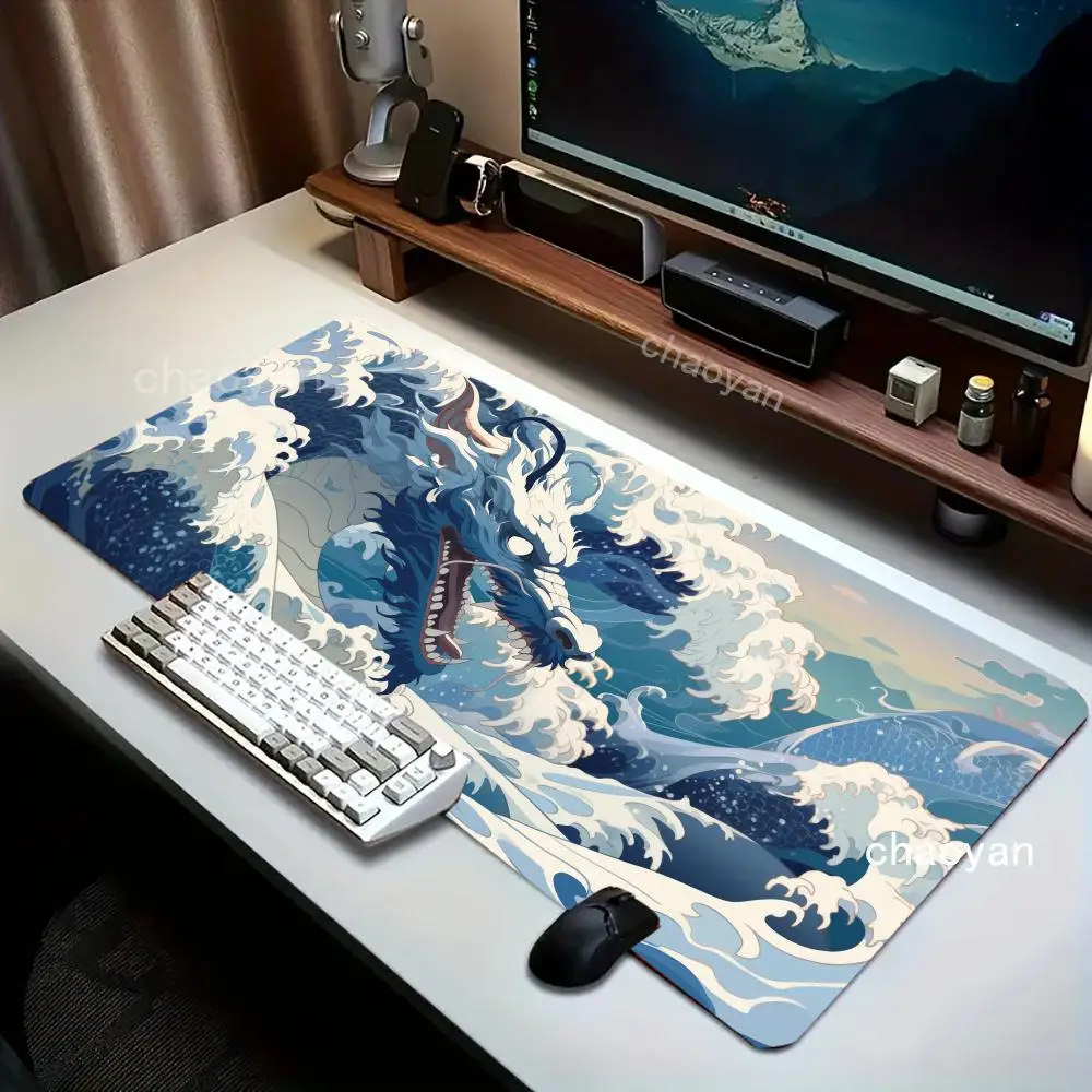 

Dragon Mouse Pad large mousemat with Wrist Support Games Desk Mat,tNon-Slip desk mat,Gaming playmat