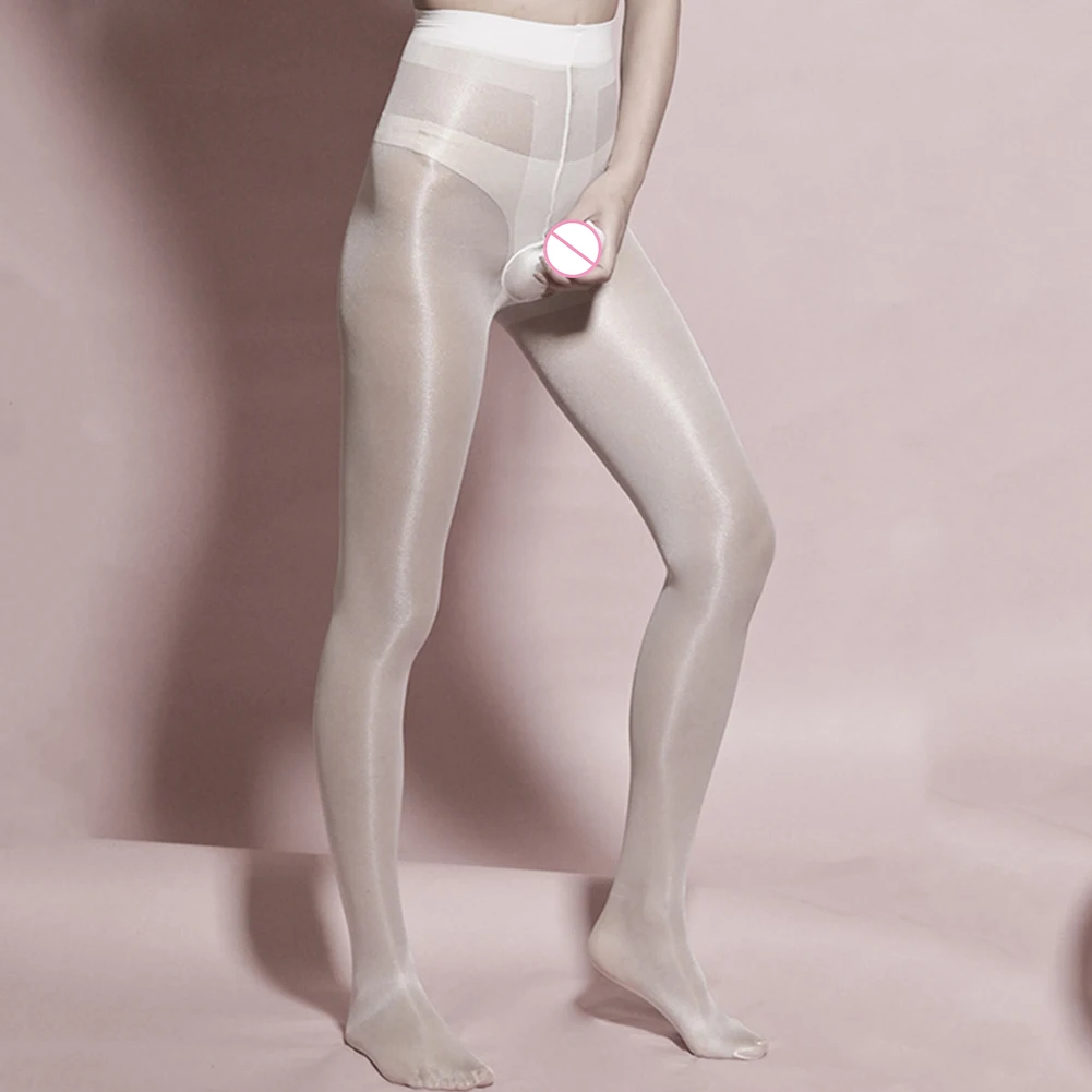 Herrenstrümpfe, glänzende sexy Dessous, transparente Strumpfhosen, Strumpfhosen, nahtlose Stretch-Unterwäsche, heiße intime sexy Accessoires, Socken