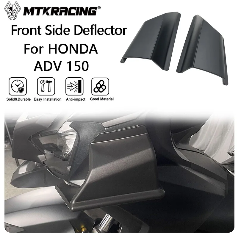 

MTKRACING For HONDA ADV 150 2019-2020 Front Motorcycle Front Side Spoiler Side Wing Deflector Pneumatic Fairing Guard