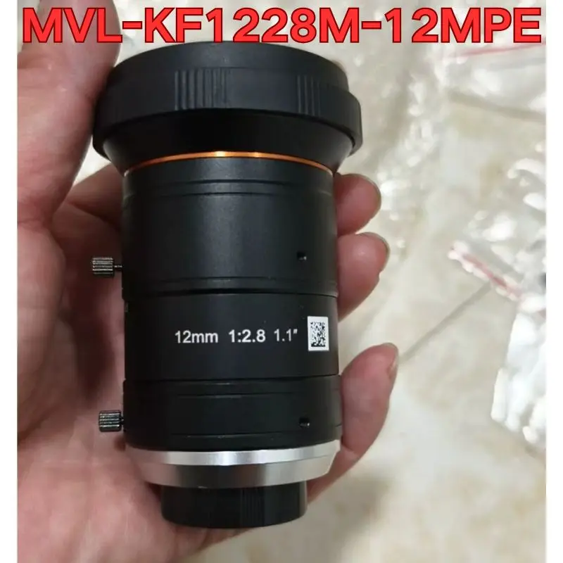 Second-hand MVL-KF1228M-12MPE industrial camera lens function test is normal