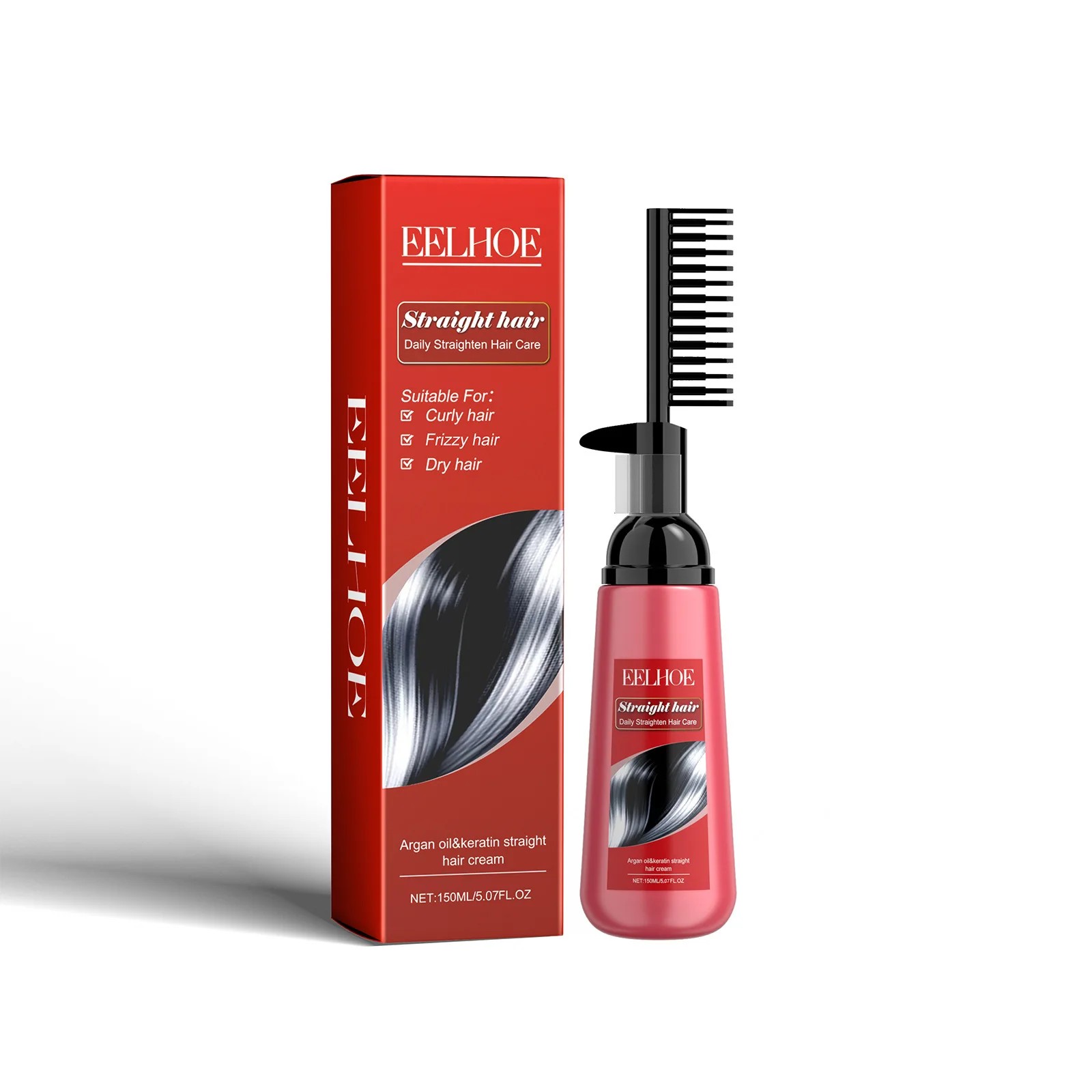 Eelhoe Glätte isen Creme Reparatur krauses Haar glättung produkte Spliss Haar behandlung pflegende Haarpflege creme 150ml