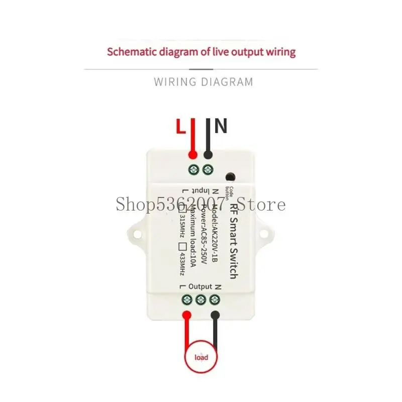 Беспроводное дистанционное управление переключение AC85-240V Функция 4 режимы 20 удаленных паре 40JB