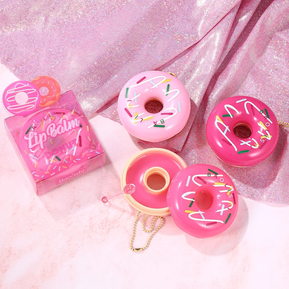 Ciambella Balsamo per le labbra Schiarente rapido Lucidalabbra Esfoliante Dissolvenza Labbra Liner Pelle morta Idratante Prodotti per la cura coreana Bellezza Salute