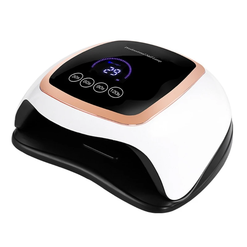 E1YE 168W nagellamp UV LED nageldroger gellak uithardingslicht met bewegingsdetectie