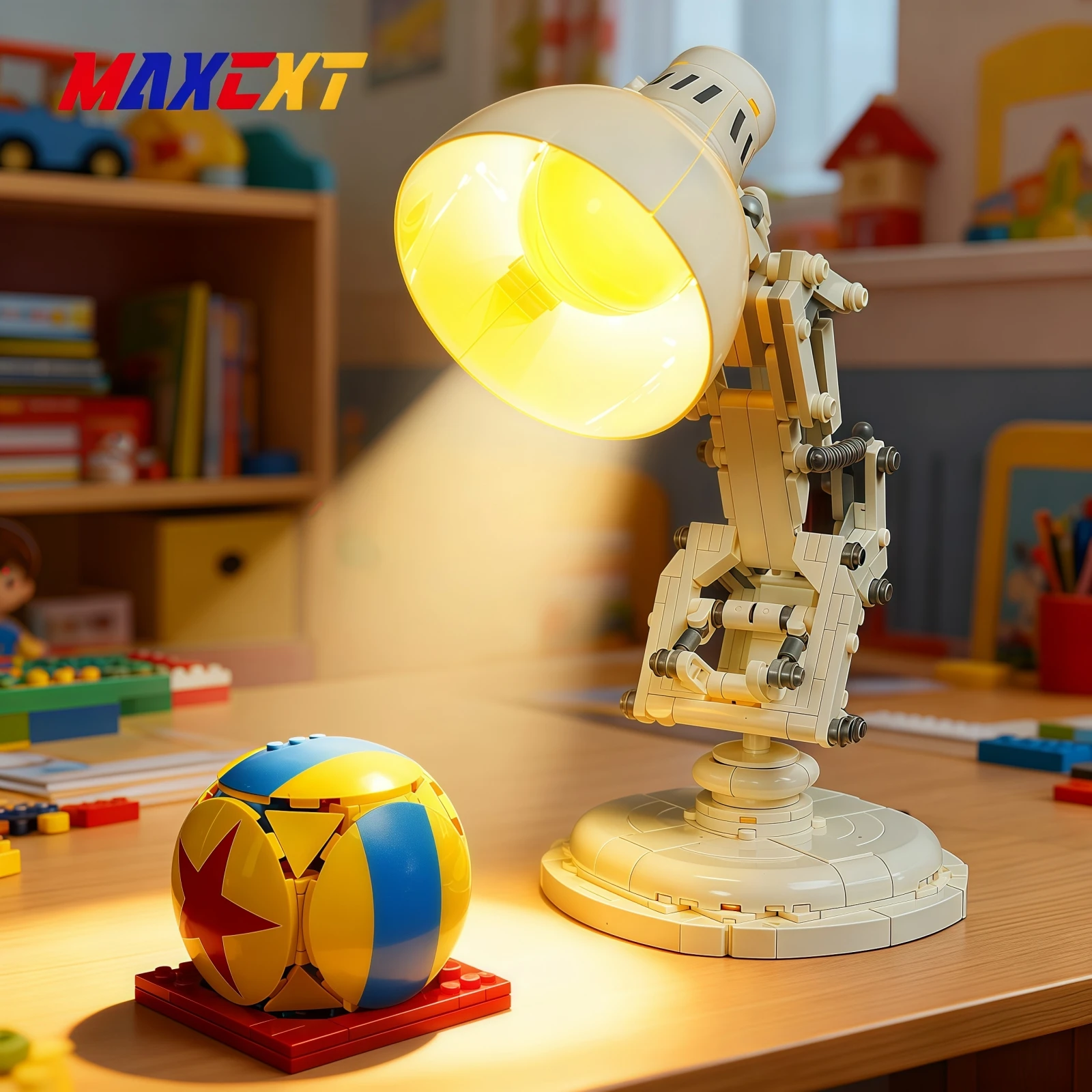

MAXCXT LED Light For LEGO Pixar Luxo Jr.21357 DIY Decorative Lamp Not Include Building Blocks With battery box