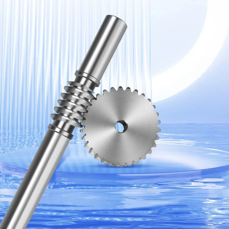 1M （1 turbine +1 worm）15/20/25/30/35/40/45/50/55teeth The worm gear and worm of the reducer are sheathed with 45 steel turbine
