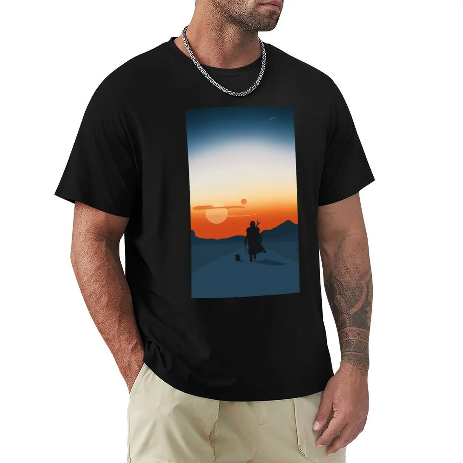 

This Is The Way Painting T-Shirt vintage boys whites baggy shirts funnys mens clothing