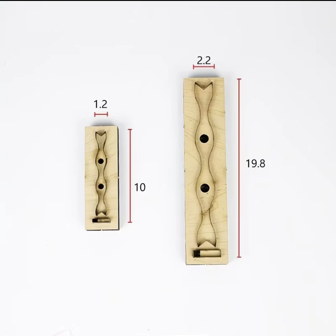 

Small and exquisite bow wooden cutting molds, DIY handmade keychains/bag pendants and other decorations