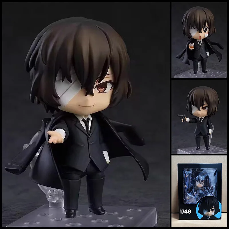 

1748 Осаму Дазай Bungo Stray Dogs Dark Era: Коллекционная подвижная фигурка с изменяемым лицом, модель для декора, для коллекционеров аниме