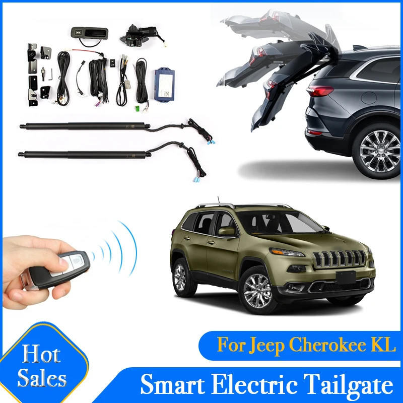 Car Power Trunk Opening Electric Suction Tailgate Intelligent Tail Gate Lift Strut For Jeep Cherokee KL 2013~2024 Special