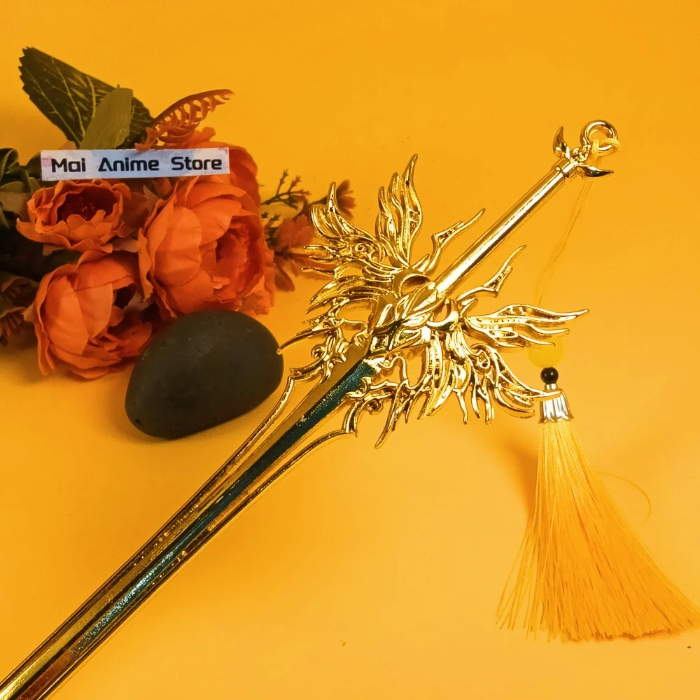 11.6 بوصة الروح لاند كاتانا الأصلي الساموراي صابر أنيمي تأثيري الدعامة الرمح معدن النينجا الحجم الحقيقي اليابانية كاتانا لعبة غير حادة هدية