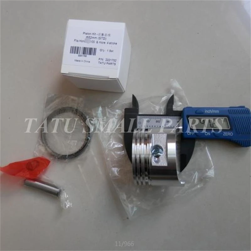 G100 PISTON KIT 52MM FOR HONDA GV100K1 G100VK2 WATER PUMP CYLINDER