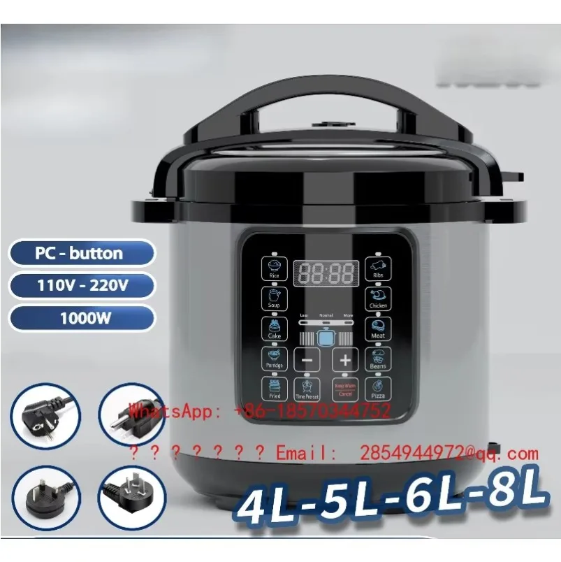 2027--6l-8l-large-capacity-english-intelligent-electric-pressure-cooker-multi-mode-household-high-pressure-stew-pot