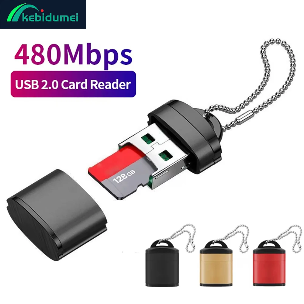 Mini High Speed USB 2.0 Card Reader Mini SD TF Memory Card Adapter For PC Computer Laptop Notebook Car Music Play TF Card Reader