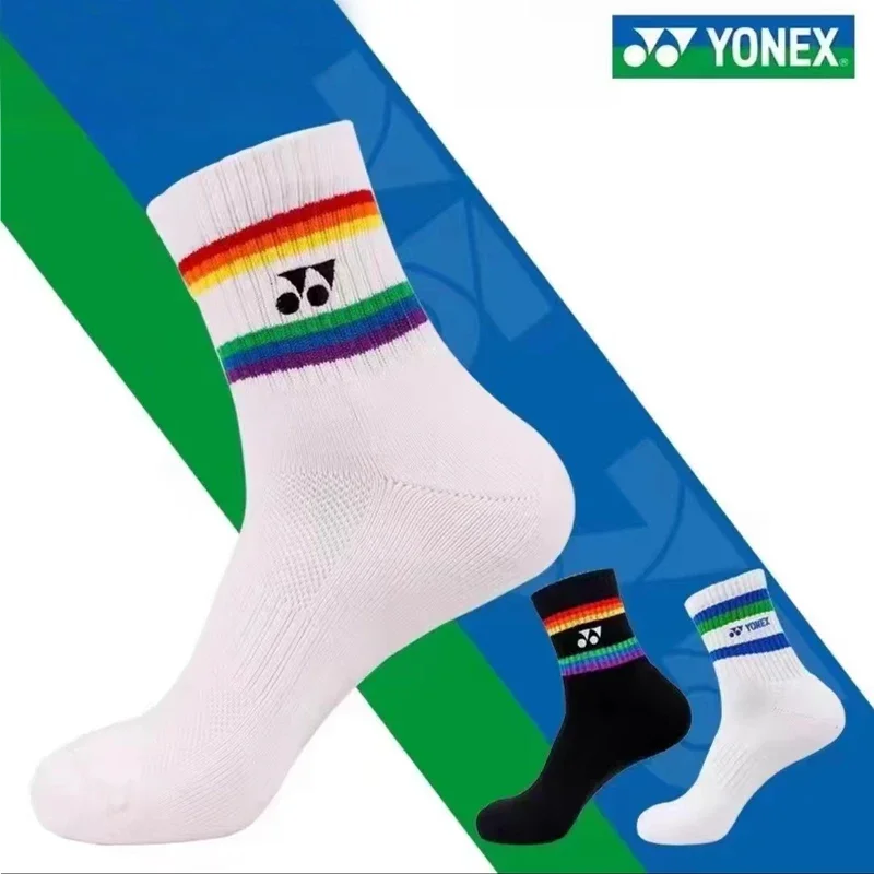 YONEX New Badminton Socks Thickened Towel Bottom Sports Socks Absorb Sweat And Deodorize Fitness Running