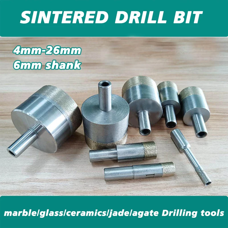 

1 шт. алмазное сверло с хвостовиком 10 мм, диаметр 4-26 мм, для сверления и резки стекла/керамики/мраморной плитки