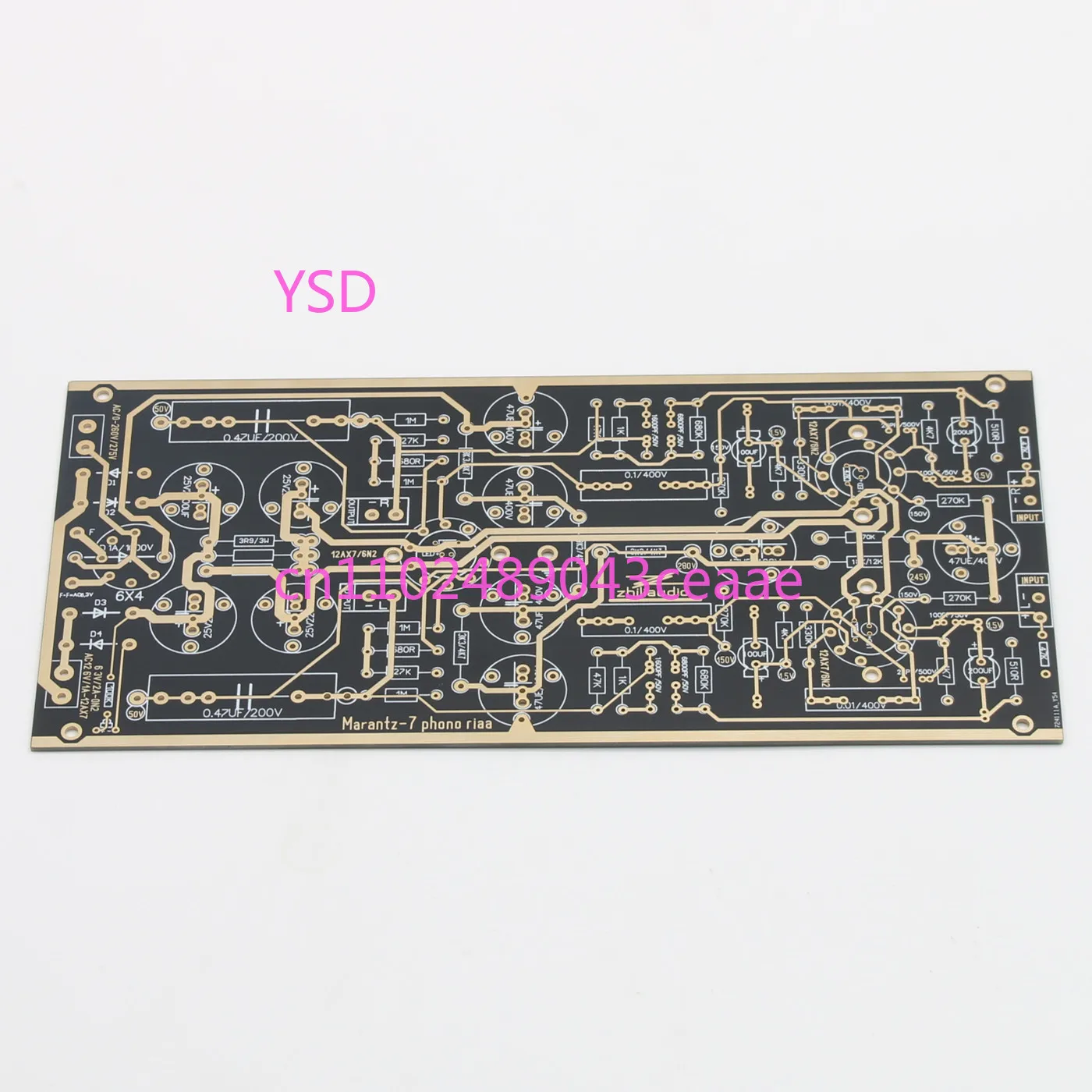 

Плата для винилового проигрывателя HiFi DIY M7 Tube Black на базе схемы усилителя звука Marantz-7