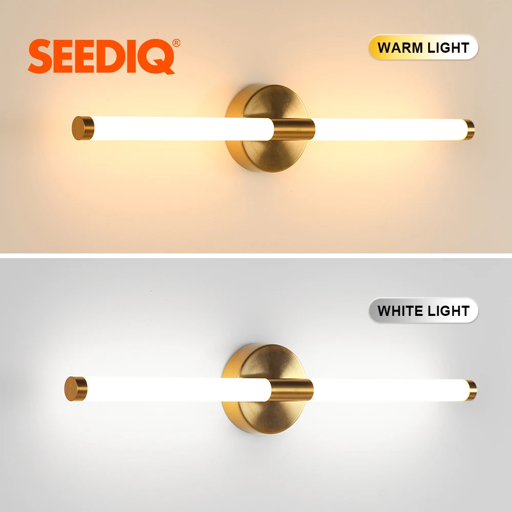 Wall Light Fixtures Indoor 40cm 55cm Modern Wall Sconce Light AC90-260V Double Lampshade Inside Wall Lamp Vintage Gold image 4