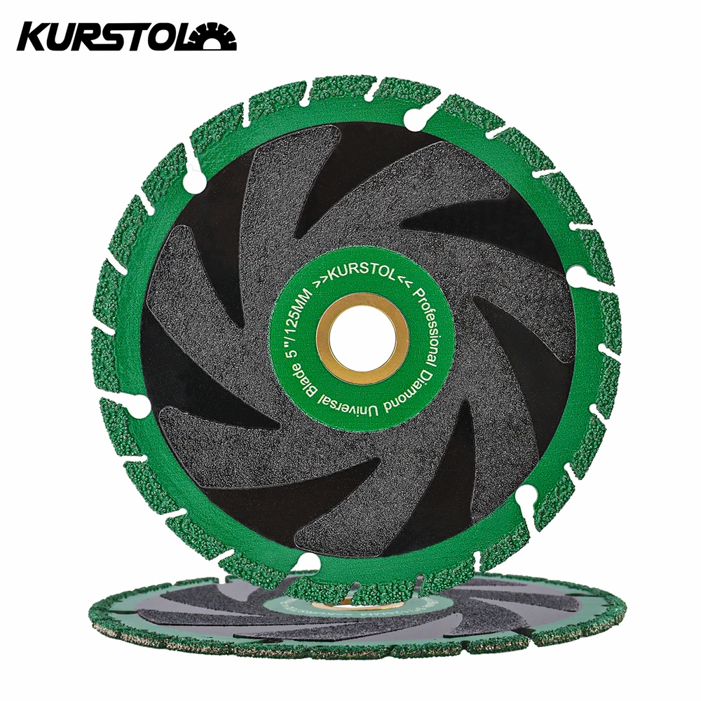 KURSTOL 1pc Cutting Disc Saw Blade For All Purpose 115/125/230mm Stone Iron Steel Reinforced Concrete Marble Diamond Disc