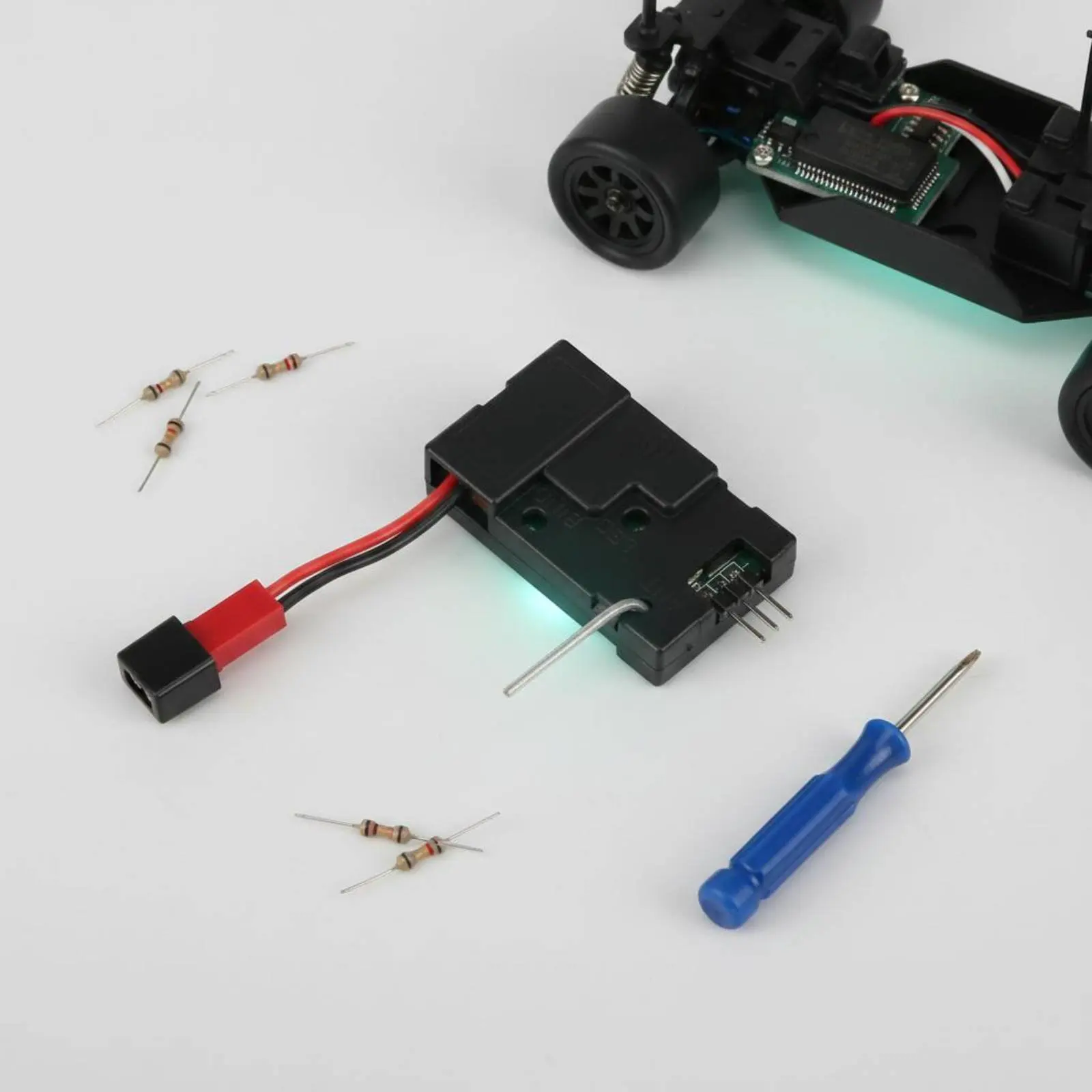 

RC Car Receiver Board Replacement Part Model Car Receiver Circuit Board Electronic Module Easy to Replace for Repair