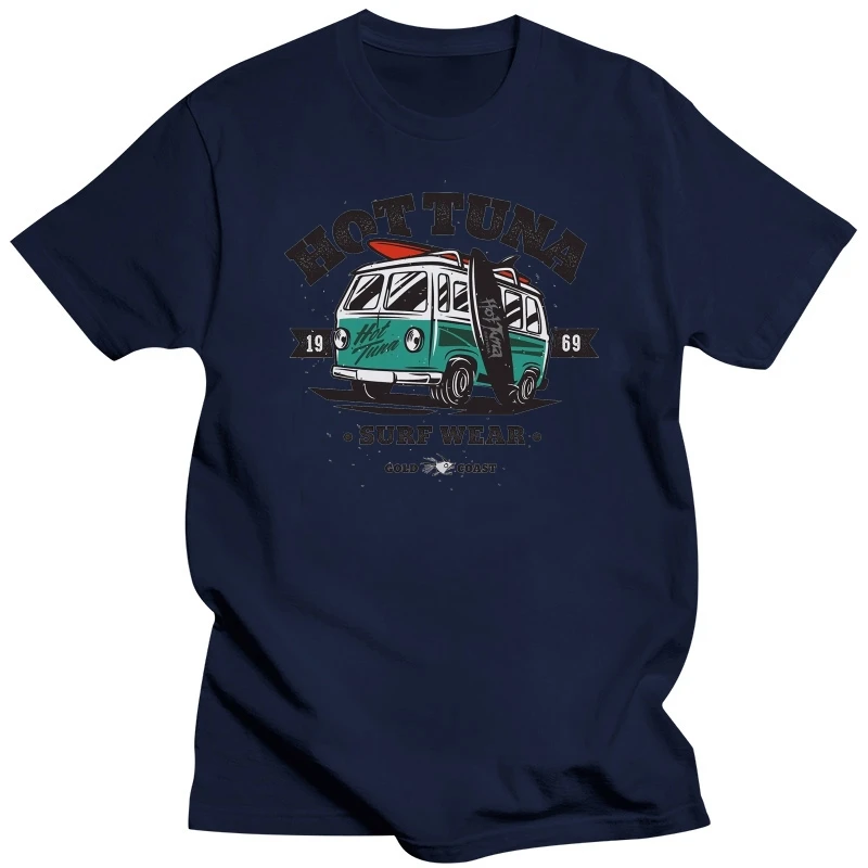 HOT TUNA - Road Trip - Van Surf 1969 - MenT-Shirt Summer Menfashion TeeComfortable t shirtCasual Short Sleeve TEE