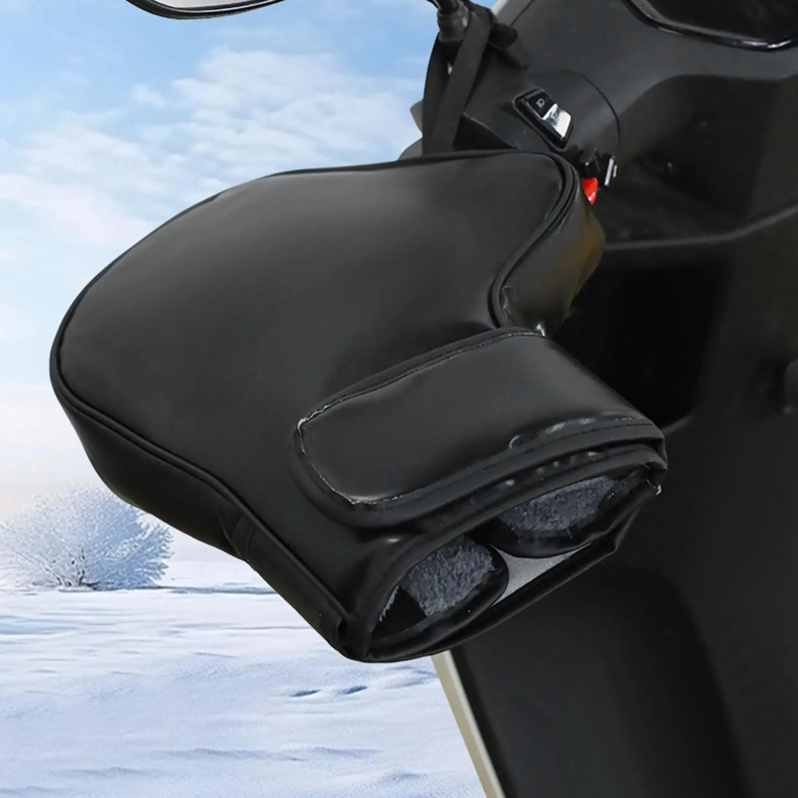 Motorcycle Handlebar Muffs Winter Equipment Mitts Warmer Gloves Waterproof Handmuffs Bicycle Handle Cover Hand Covers Warmers