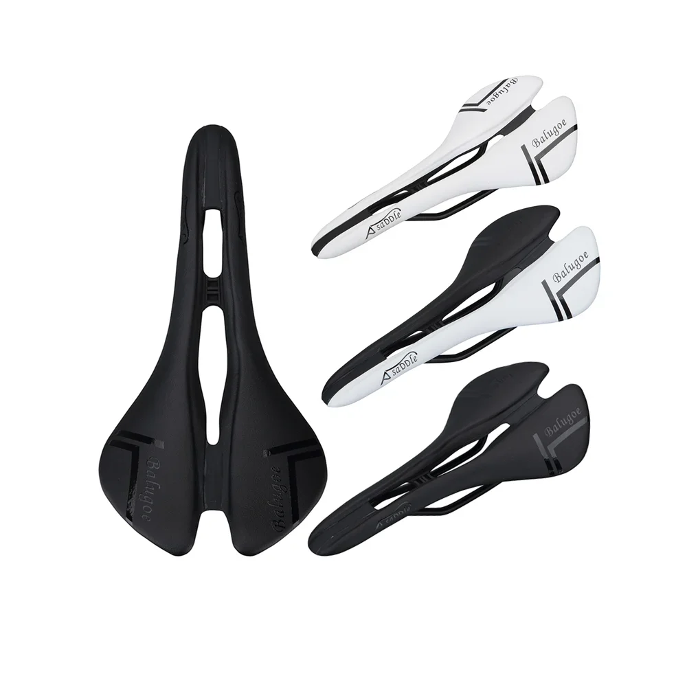 BALUGOE-Race Bicycle Saddle, Comfortable, Lightweight, Soft Cycling Seat, Road Bike, Mountain Bike, MTB