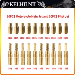 Carburetor Main Jet Kit with Slow/Pilot Jet Set Replacement Fir For NSR KSR PWK PWM Keihin OKO CVK Motorcycle Carburetor