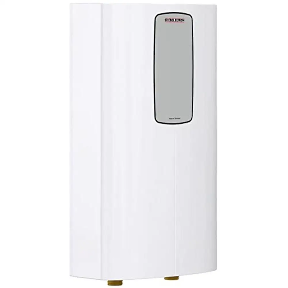 Point-of-Use Tankless Water Heater Commercial Electric Shower System 3500W 120V White Trend