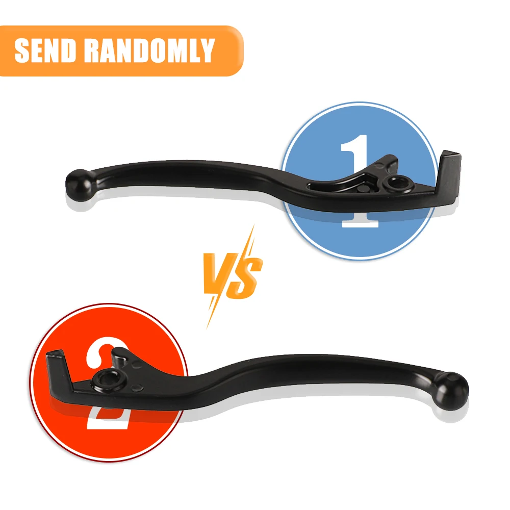 Motorcycle Left / Right Side Black Hydraulic Brake Handle Lever For Chinese Scooter QJ Keeway Honda Yamaha Motorcycle Moped ATV