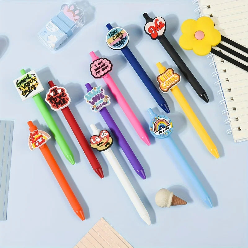 10/20 Pcs Inspirational Fun Ballpoint Pens with Inspirational Quotes, Emotional Support for Adults, Fun Office Stationery Gifts