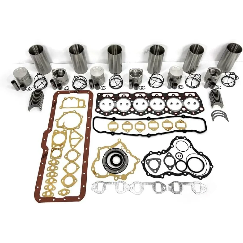 Engine Overhaul Rebuild Kit With Gasket Bearing Set For Mitsubishi 6DR5 Engine
