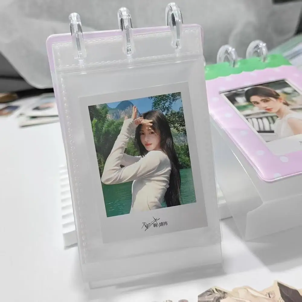 جديد شفاف سطح المكتب ألبوم صور DIY حامل بطاقة الصور ديكور المعبود بطاقة عرض الصورة بطاقة بريدية جمع الموثق صور بطاقة كتاب #4