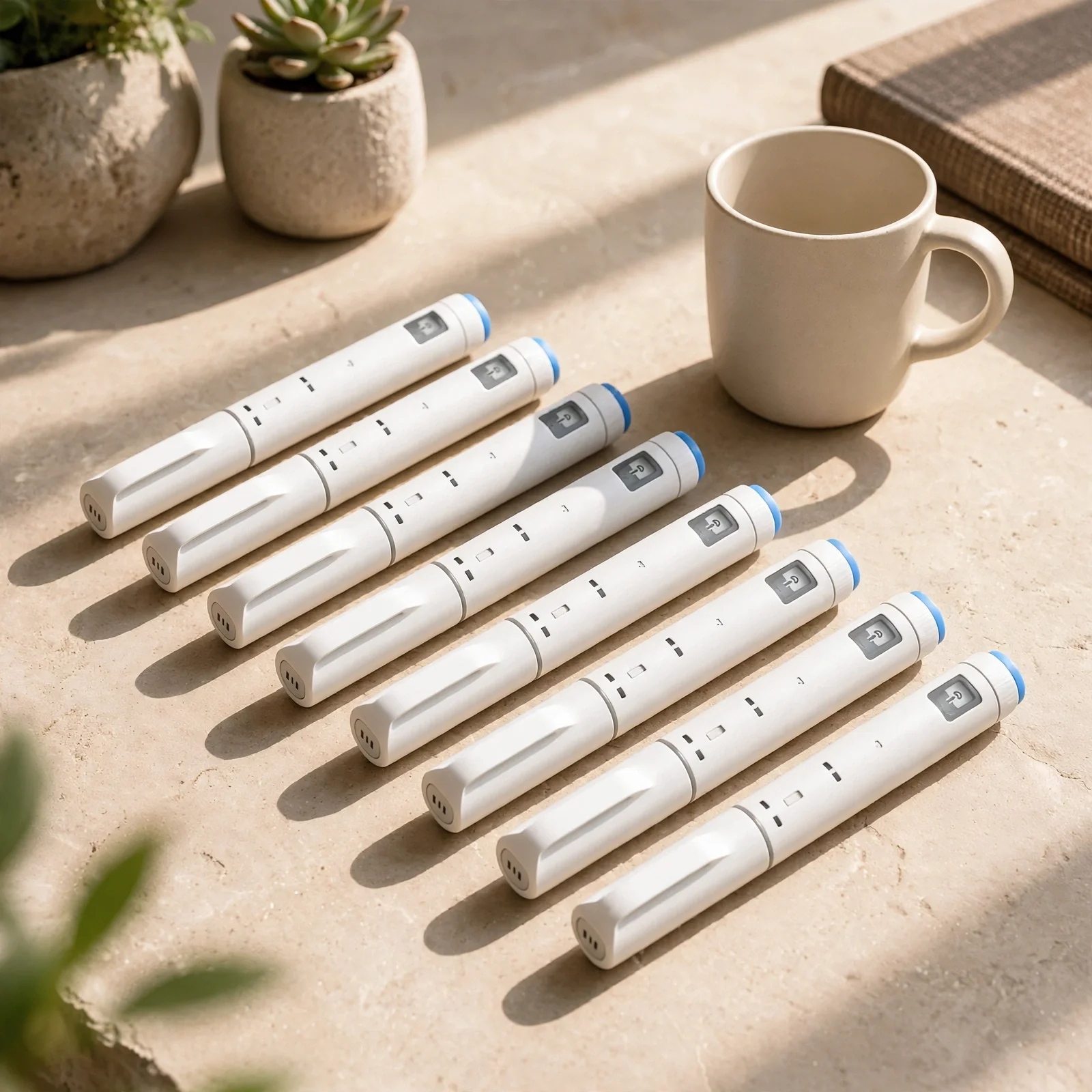 Disposable Insulin Injection Pen 5-10PCS, Peptide Pen Injector Adjustable Dose Dial,  Fit 3ml Cartridge,Portable for Diabetes