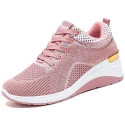 Womens Breathable Orthopedic Sneakers Lightweight Arch Support Running Shoes Wedge Non Slip Outdoor Tennis Gym Workout Walking