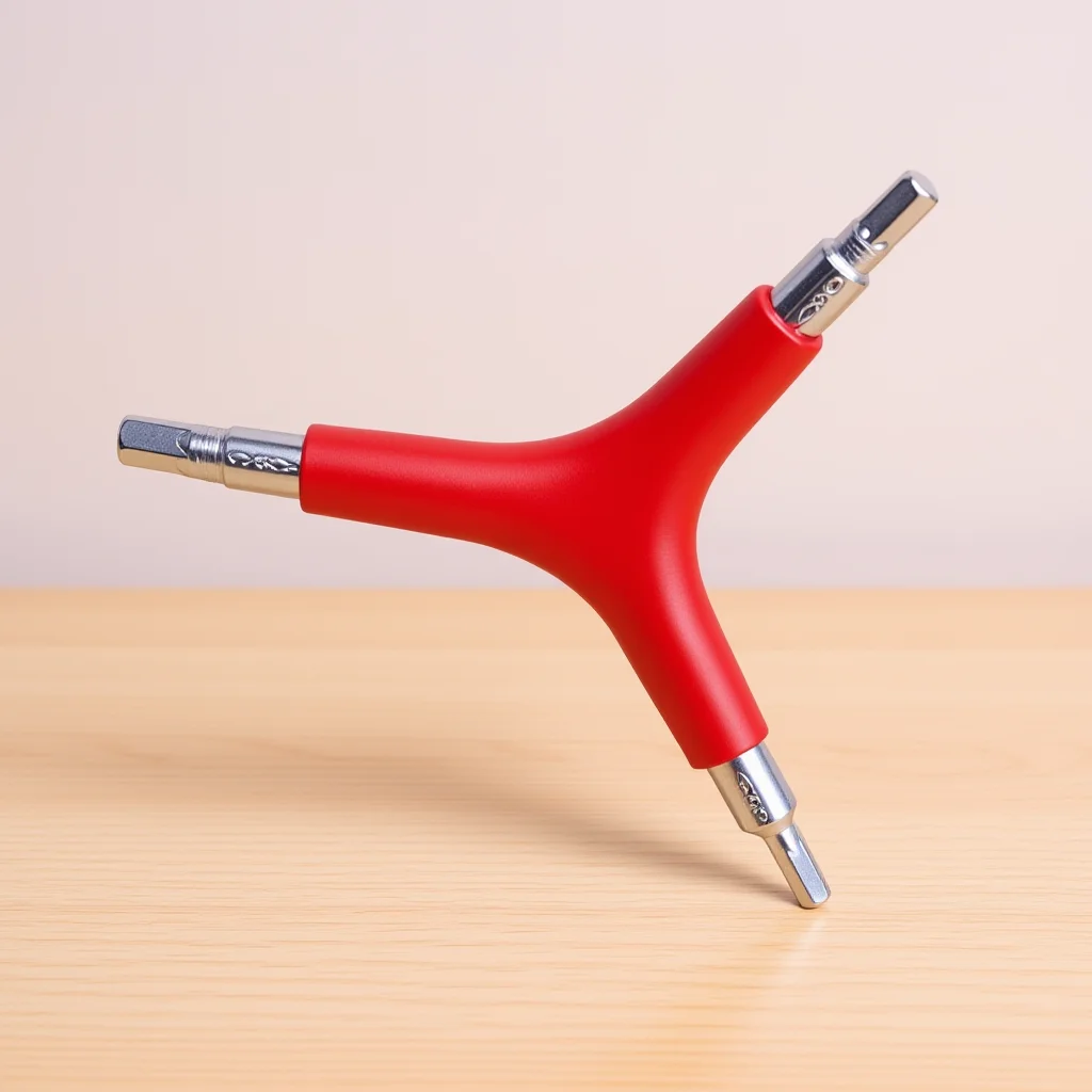 

Y Type 3 in 1 Trigeminal Wrench 4Mm 5Mm 6Mm Bike Socket Repair Tool High Strength Steel for Efficient and Hassle Free