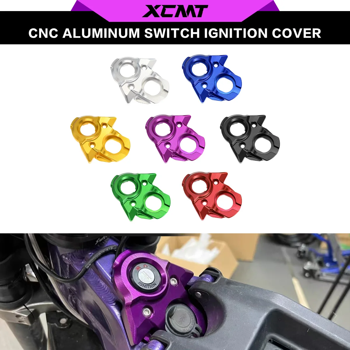 Motorcycle Central Control Decoration Ignition Cover CNC Aluminum Accessories For Surron Sur-Ron Light Bee X S Segway X160 X260