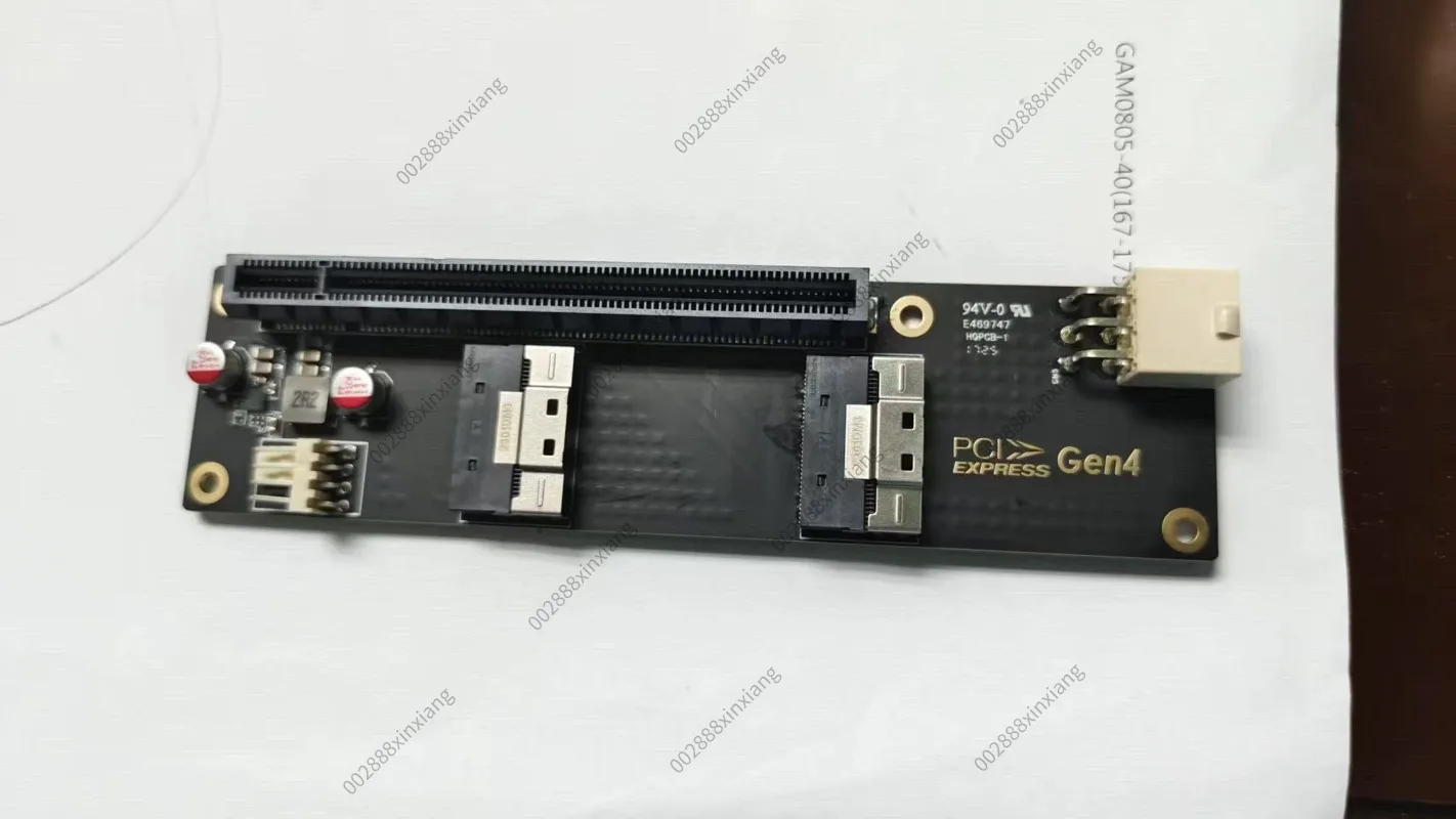 PCIe 4.0 3.0 Graphics Card, Network Card, Acquisition Card, Sound Card External Extension and Expansion 8654 Adapter Motherboard