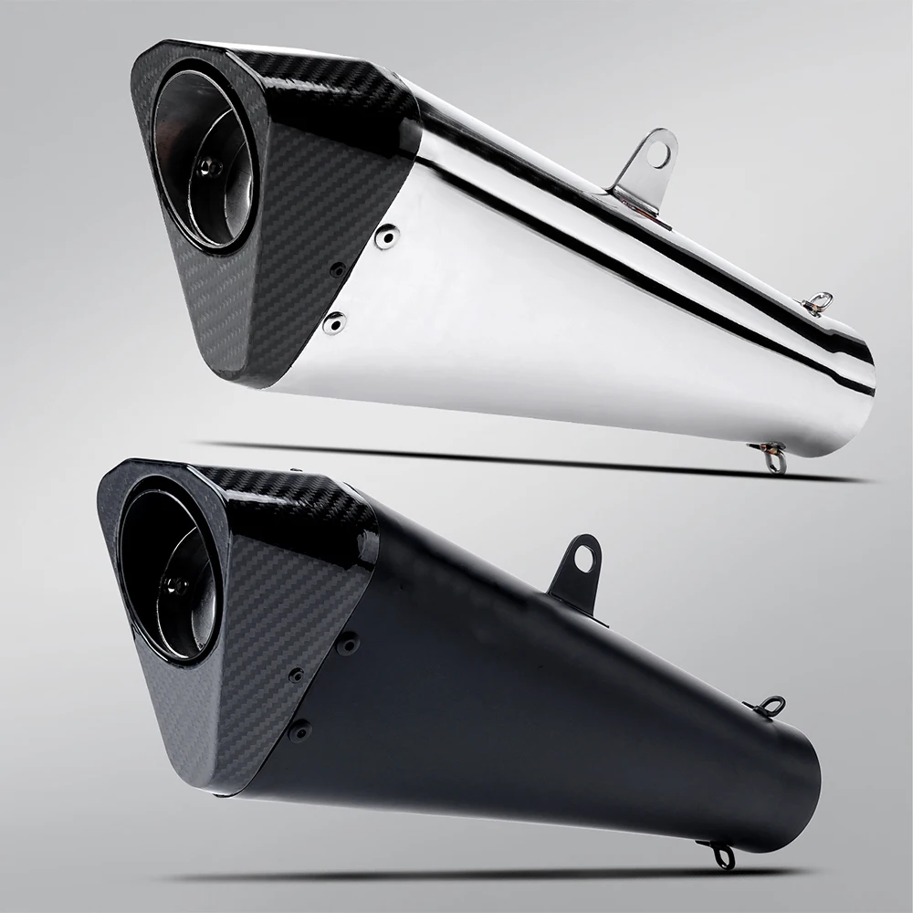 

51 мм 60 мм универсальный мотоциклетный выхлопной глушитель из углеродного волокна высокого качества для Busa GSX1300R GSX1000 ZX14R CBR1000RR-R