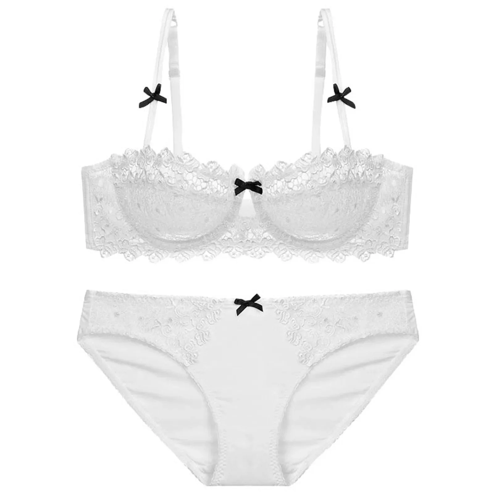 Ropa erótica caliente Ropa femenina Conjunto de Sujetador de encaje rojo Sexy para mujer Conjunto de Ropa Interior de colección fina de verano Ropa Interior femenina