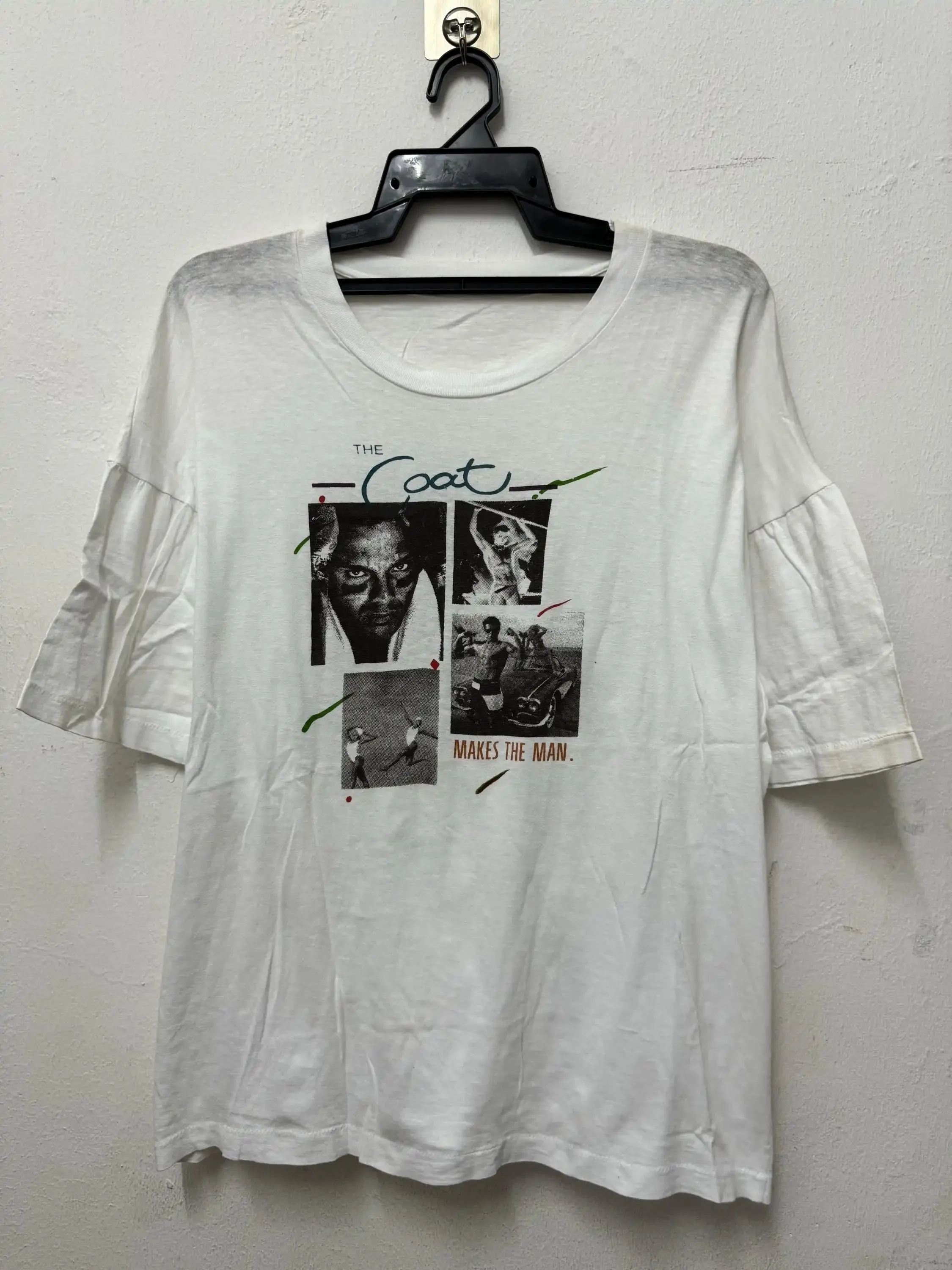 Vintage 80er Jahre The Coats Capella Singing Group Band T-Shirt Rock Größe XL