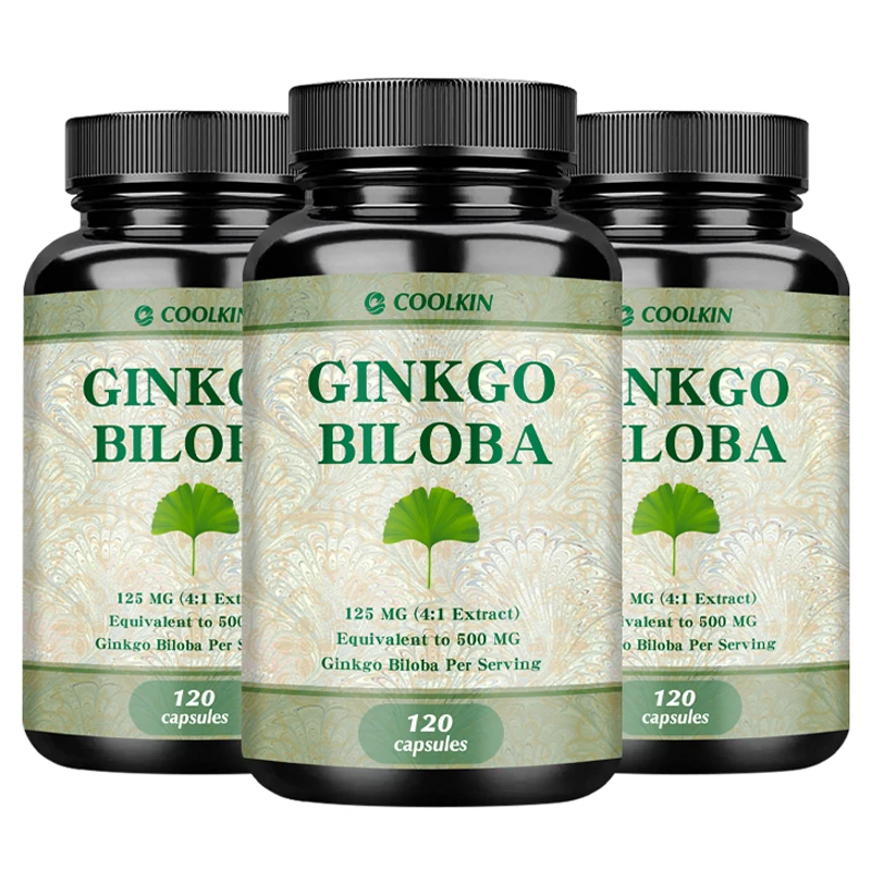 Ginkgo Biloba Capsules - Keeps Alert and Sharp, Improving Concentration & Memory