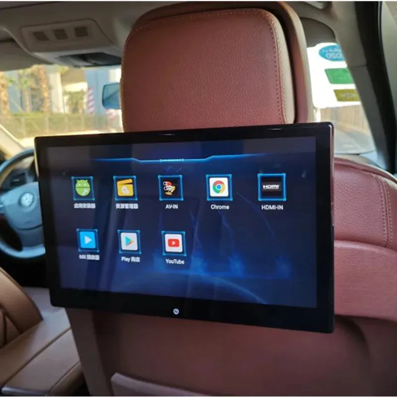 

2022 New Trend 12.5 Inch Built-in Wifi Multimedia Video Player Screen Android Car Headrest