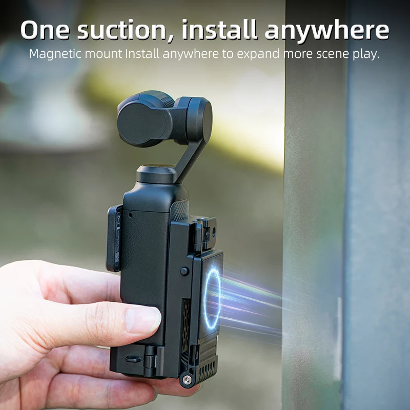 STARTRC – support de caméra magnétique pour DJI Pocket, support fixe de prise de vue réglable à 3 angles pour accessoires DJI Osmo Pocket 3