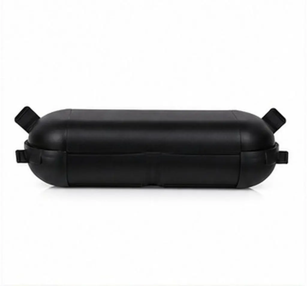 Waterproof Plastic Outdoor Electrical Connection Box for Extension Cords, Christmas Lights, Industrial Use, Black
